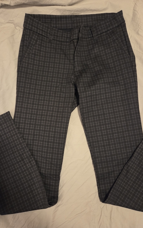 Kut from the Kloth Pants - KUT Womens Gray Plaid Dress Pants - Classic Workwear